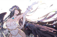 artist:calder character:albedo copyright:madhouse copyright:overlord_(maruyama) general:arm_up general:armpit_(armpits) general:bare_shoulders general:black_hair general:black_wings general:breasts general:cleavage general:covered_navel general:demon_girl general:demon_wings general:dress general:elbow_gloves general:feather_(feathers) general:fringe general:gem general:girl general:gloves general:hair_between_eyes general:highres general:horn_(horns) general:large_breasts general:light general:light_erotic general:looking_away general:looking_up general:low_wings general:outstretched_arm general:parted_lips general:petals general:shaded_face general:simple_background general:single general:standing general:upper_body general:very_long_hair general:white_background general:white_dress general:white_gloves general:wind general:wings general:yellow_eyes tagme technical:grabber // 1827x1200 // 909.4KB