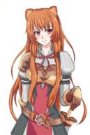 character:raphtalia copyright:tate_no_yuusha_no_nariagari general:10s general:1girl general:animal_ears general:breasts general:brown_hair general:dress general:long_hair general:orange_hair general:ribbon general:simple_background general:slave general:smug general:solo general:sword general:tail general:weapon meta:highres technical:grabber // 822x1222 // 618.1KB