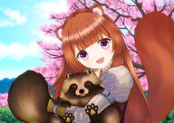 artist:piko_squirrel character:raphtalia copyright:tate_no_yuusha_no_nariagari general:1girl general::d general:animal general:animal_ears general:breasts general:brown_hair general:cherry_blossoms general:day general:holding general:holding_animal general:long_hair general:looking_at_viewer general:open_mouth general:outdoors general:pink_eyes general:raccoon_ears general:raccoon_girl general:raccoon_tail general:smile general:solo general:tail general:tanuki general:very_long_hair meta:highres technical:grabber // 1980x1400 // 2.4MB