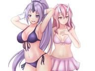 character:shion_(tensei_shitara_slime_datta_ken) character:shuna_(tensei_shitara_slime_datta_ken) copyright:tensei_shitara_slime_datta_ken general:2girls general:bikini general:bikini_skirt general:multiple_girls general:pink_bikini general:pink_eyes general:pink_hair general:purple_bikini general:purple_eyes general:purple_hair general:swimsuit technical:grabber // 960x720 // 402.1KB