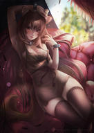 artist:axsens character:raphtalia copyright:tate_no_yuusha_no_nariagari general:animal_ears general:cleavage general:dress general:no_bra general:tail general:tattoo general:thighhighs general:torn_clothes technical:grabber // 3532x5000 // 3.5MB