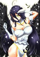 artist:judasprest character:albedo copyright:overlord_(maruyama) general:1girl general:ahoge general:black_hair general:black_wings general:breasts general:cleavage general:clothing general:demon_horns general:demon_wings general:dress general:feathered_wings general:feathers general:female general:gloves general:hair_between_eyes general:horns general:large_breasts general:light-skinned general:light-skinned_female general:long_hair general:looking_at_viewer general:nopan general:sleeveless general:sleeveless_dress general:solo general:standing general:white_dress general:white_gloves general:wings general:yellow_eyes medium:high_resolution medium:very_high_resolution tagme technical:grabber // 2508x3541 // 4.2MB