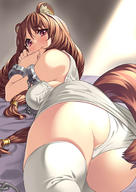 artist:tangamjas character:raphtalia copyright:tate_no_yuusha_no_nariagari general:animal_ears general:pantsu general:skirt_lift general:tail general:thighhighs technical:grabber // 1447x2046 // 1.1MB