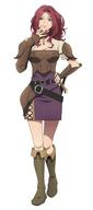 character:malty_s_melromarc copyright:tate_no_yuusha_no_nariagari general:1girl general:breasts general:cleavage general:green_eyes general:mesugaki general:red_hair general:skirt general:solo technical:grabber // 539x1214 // 84.0KB