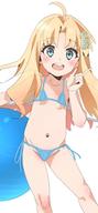 artist:saeki_tatsuya character:firo_(tate_no_yuusha_no_nariagari) copyright:tate_no_yuusha_no_nariagari general:1girl general:ahoge general:ball general:bikini general:blonde_hair general:blue_bikini general:blue_eyes general:breasts general:exercise_ball general:groin general:hair_ornament general:loli general:long_hair general:looking_at_viewer general:micro_bikini general:navel general:open_mouth general:side-tie_bikini_bottom general:small_breasts general:smile general:solo general:stomach general:swimsuit general:thighs meta:absurdres meta:highres technical:grabber // 1370x2962 // 266.4KB