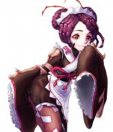 character:entoma_vasilissa_zeta copyright:overlord_(maruyama) general:1girl general:antennae general:apron general:double_bun general:fangs general:female general:frills general:insect_girl general:long_sleeves general:looking_at_viewer general:maid general:maid_apron general:maid_headdress general:maid_kimono general:ofuda general:overload general:pantyhose general:pengpeng33 general:red_eyes general:red_hair general:sleeves_past_wrists general:smile general:solo general:wa_maid general:wide_sleeves genre:monster_girl medium:high_resolution medium:very_high_resolution tagme technical:grabber // 3000x3500 // 1.1MB