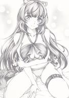 artist:mikuro character:raphtalia copyright:tate_no_yuusha_no_nariagari general:1girl general:animal_ears general:belt general:bikini general:breast_hold general:breasts general:cleavage general:flower general:graphite_(medium) general:greyscale general:hair_flower general:hair_ornament general:long_hair general:looking_at_viewer general:monochrome general:raccoon_ears general:raccoon_girl general:sitting general:smile general:solo general:swimsuit general:traditional_media general:very_long_hair general:wariza technical:grabber // 422x600 // 92.1KB