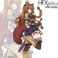 artist:hfxpins character:raphtalia copyright:tate_no_yuusha_no_nariagari general:brown_hair general:racoon_ears general:racoon_girl general:racoon_tail general:sword technical:grabber // 720x717 // 437.7KB