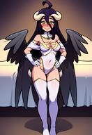 character:albedo copyright:overlord_(maruyama) general:cartoon general:succubus meta:ai_generated technical:grabber // 704x1024 // 622.1KB