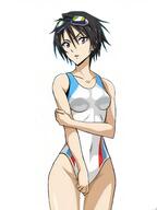 character:sakaguchi_hinata copyright:tensei_shitara_slime_datta_ken general:1girls general:bikini general:black_hair general:female_focus general:female_only general:looking_at_viewer general:medium_breasts general:official_art general:purple_eyes general:short_hair general:swimsuit general:tomboy meta:edit meta:screencap technical:grabber // 1472x1960 // 977.5KB