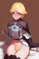 character:neia_baraja copyright:overlord_(maruyama) general:blonde general:blonde_pubic_hair general:female_pubic_hair general:hairy_vagina general:pubic_hair meta:legitimate_variation tagme technical:grabber // 498x750 // 161.8KB