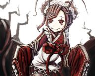 character:entoma_vasilissa_zeta copyright:overlord_(maruyama) general:1girl general:headband general:insect_girl general:kimono general:maid general:monster_girl general:red_eyes general:simple_background general:white_background tagme technical:grabber // 620x496 // 104.6KB