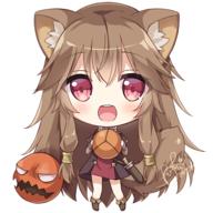 artist:hoshi_(snacherubi) character:raphtalia copyright:tate_no_yuusha_no_nariagari general:1girl general::d general:animal_ear_fluff general:animal_ears general:blush general:boots general:brown_dress general:brown_footwear general:brown_hair general:chibi general:dagger general:dated general:dress general:full_body general:hair_between_eyes general:hair_tubes general:holding general:knife general:layered_sleeves general:long_hair general:long_sleeves general:looking_at_viewer general:open_mouth general:raccoon_ears general:raccoon_girl general:raccoon_tail general:red_eyes general:round_teeth general:sheath general:sheathed general:short_over_long_sleeves general:short_sleeves general:sidelocks general:signature general:simple_background general:smile general:solo general:standing general:tail general:teeth general:upper_teeth_only general:very_long_hair general:weapon general:white_background meta:commentary_request technical:grabber // 600x600 // 296.1KB