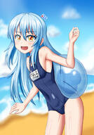 character:rimuru_tempest copyright:tensei_shitara_slime_datta_ken general:1other general:blue_hair general:one-piece_swimsuit general:school_swimsuit general:slime_(creature) general:swimsuit technical:grabber // 700x1000 // 531.6KB