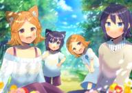 artist:kou_hiyoyo copyright:tate_no_yuusha_no_nariagari general::d general::o general:animal_ear_fluff general:animal_ears general:aran_sweater general:black_hair general:blue_eyes general:blue_pants general:blue_sky general:blurry general:blurry_background general:blurry_foreground general:blush general:braid general:brown_eyes general:brown_sweater general:cable_knit general:closed_mouth general:cloud general:collared_shirt general:day general:depth_of_field general:dress general:flower general:knees_up general:leaning_forward general:off-shoulder_sweater general:off_shoulder general:orange_hair general:outdoors general:pants general:parted_bangs general:pink_flower general:puffy_short_sleeves general:puffy_sleeves general:purple_pants general:purple_shorts general:red_flower general:shirt general:short_sleeves general:shorts general:sitting general:sky general:smile general:sweater general:tree general:white_dress general:white_shirt general:white_sweater general:yellow_flower meta:character_request meta:commission meta:skeb_commission technical:grabber // 707x500 // 515.4KB