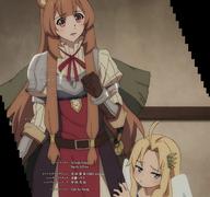 character:firo_(tate_no_yuusha_no_nariagari) character:raphtalia copyright:tate_no_yuusha_no_nariagari general:4chan general:anime general:screencap general:season_3 general:stitches // 2263x2125 // 1.5MB