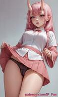 artist:ip_fox character:shuna_(tensei_shitara_slime_datta_ken) copyright:patreon copyright:tensei_shitara_slime_datta_ken general:1girls general:black_lace_panties general:black_panties general:blush general:camel_toe general:cameltoe general:elf_ears general:female general:horns general:lifting_skirt general:long_hair general:panties general:pink_hair general:pink_nails general:pink_skirt general:pink_sleeves general:posing general:posing_for_the_viewer general:purple_eyes general:room general:shirt general:skirt general:sleeveless_shirt general:white_shirt meta:ai_generated meta:hi_res meta:high_resolution meta:highres meta:patreon_url meta:patreon_username meta:uncensored meta:url meta:watermark meta:web_address technical:grabber // 2304x3840 // 9.5MB