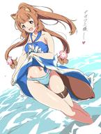 artist:umanosuke character:raphtalia copyright:tate_no_yuusha_no_nariagari general:1girl general::d general:animal_ears general:bikini general:bikini_under_clothes general:blue_bikini general:brown_hair general:collarbone general:flower general:hair_flower general:hair_ornament general:lifted_by_self general:long_hair general:looking_at_viewer general:navel general:pink_eyes general:raccoon_ears general:raccoon_girl general:raccoon_tail general:simple_background general:smile general:solo general:standing general:swimsuit general:tail general:white_background meta:highres technical:grabber // 1283x1700 // 778.8KB