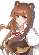 artist:blood_hood character:raphtalia copyright:tate_no_yuusha_no_nariagari general:&gt;:) general:1girl general:animal_ears general:blush general:breasts general:brown_hair general:bustier general:corset general:hair_tubes general:large_breasts general:long_hair general:long_sleeves general:looking_at_viewer general:puffy_long_sleeves general:puffy_sleeves general:purple_eyes general:raccoon_ears general:raccoon_girl general:red_ribbon general:ribbon general:shirt general:solo general:underbust general:upper_body general:v-shaped_eyebrows general:very_long_hair general:white_shirt general:wind meta:commentary_request meta:highres technical:grabber // 848x1200 // 492.5KB