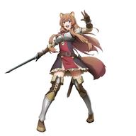 character:raphtalia copyright:tate_no_yuusha_no_nariagari general:1girl general:animal_ears general:arm_guards general:belt general:belt_buckle general:blunt_bangs general:breasts general:brown_hair general:buckle general:cowboy_shot general:dress general:finger_to_mouth general:frilled_dress general:frills general:gloves general:hair_between_eyes general:lace-up_top general:large_breasts general:leather general:leather_gloves general:long_hair general:long_sleeves general:looking_at_viewer general:multicolored_clothes general:multicolored_dress general:neck_ribbon general:official_art general:outdoors general:popped_collar general:raccoon_ears general:raccoon_girl general:raccoon_tail general:red_eyes general:red_ribbon general:ribbon general:short_dress general:sidelocks general:smile general:solo general:tail meta:highres technical:grabber // 2048x2048 // 1.0MB