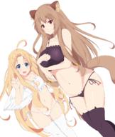 character:firo_(tate_no_yuusha_no_nariagari) character:raphtalia copyright:tate_no_yuusha_no_nariagari general:2girls general:artist_request general:cat_lingerie general:meme_attire general:multiple_girls meta:absurdres meta:highres meta:tagme technical:grabber // 3443x4092 // 4.1MB