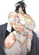 artist:musctonk character:albedo copyright:overlord_(maruyama) general:1girl general:bare_shoulders general:breasts general:cleavage general:female_focus general:gloves general:hip_vent general:horns general:huge_breasts general:long_hair general:looking_at_viewer general:muscular general:muscular_female general:solo general:wide_hips general:wings general:yellow_eyes meta:absurdres meta:highres technical:grabber // 2150x3035 // 416.7KB