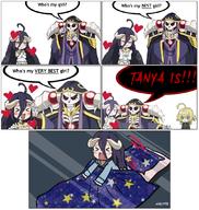 character:ainz_ooal_gown character:albedo character:tanya_degurechaff copyright:isekai_quartet copyright:youjo_senki general:4chan general:meme // 1010x1065 // 982.9KB