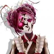 character:entoma_vasilissa_zeta copyright:overlord_(maruyama) general:1girl general:cracked_mask general:head_tilt general:insect_girl general:japanese_clothes general:kimono general:looking_at_viewer general:maid general:mask general:monster_girl general:purple_hair general:red_eyes general:simple_background general:white_background tagme technical:grabber // 800x800 // 382.9KB