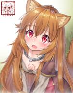 artist:neko_lu_(wofud453) character:raphtalia copyright:tate_no_yuusha_no_nariagari general:1girl general::d general:animal_ears general:blush general:breast_tattoo general:breasts general:brown_hair general:chest_tattoo general:cleavage general:collar general:downblouse general:hair_between_eyes general:leaning_forward general:long_hair general:long_sleeves general:monster_girl general:open_mouth general:raccoon_ears general:raccoon_girl general:raccoon_tail general:red_eyes general:ribbed_sweater general:slave_tattoo general:small_breasts general:smile general:solo general:sweater general:tail general:tattoo general:very_long_hair meta:absurdres meta:commentary_request meta:highres technical:grabber // 2200x2800 // 3.9MB