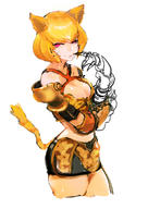 artist:so-bin character:clementine_(overlord) copyright:overlord_(maruyama) general:1girl general:animal_ears general:armor general:blonde_hair general:bob_cut general:breasts general:cat_ears general:cat_tail general:claws general:cleavage general:elbow_pads general:fang general:large_breasts general:midriff general:miniskirt general:official_art general:one_eye_closed general:pauldrons general:pink_eyes general:sketch general:skirt general:slit_pupils general:solo general:tail general:whiskers tagme technical:grabber // 800x1131 // 431.5KB